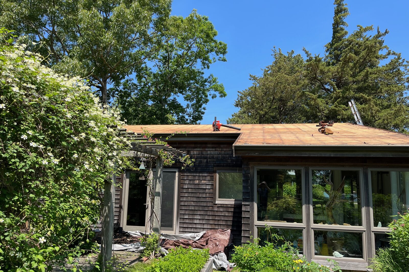 Coastal roof system project in Falmouth, MA